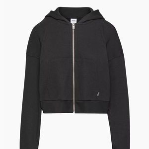 Aritzia Tna Boxy Waffle Zip Hoodie / Size 3